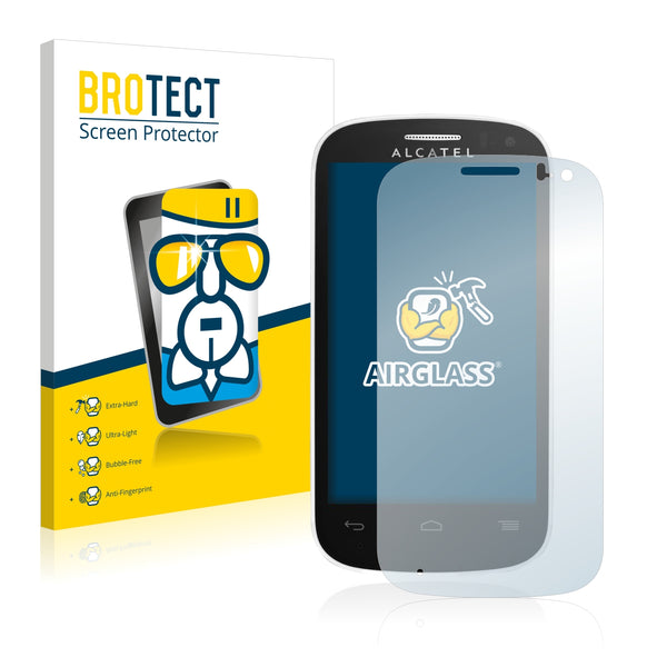 BROTECT AirGlass Glass Screen Protector for Alcatel One Touch OT-4033D