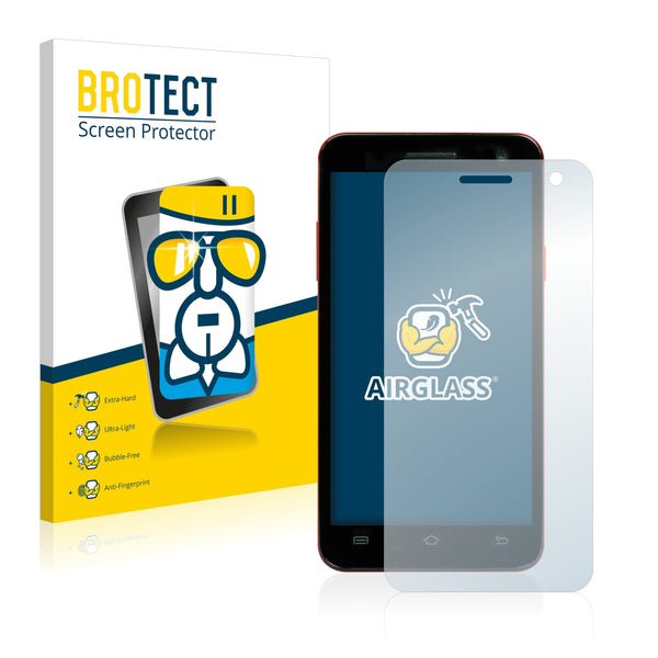 BROTECT AirGlass Glass Screen Protector for Mediacom PhonePad Duo S501