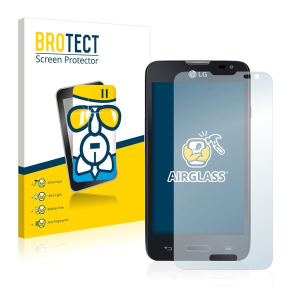 BROTECT AirGlass Glass Screen Protector for LG L65 D280 (One Sim)