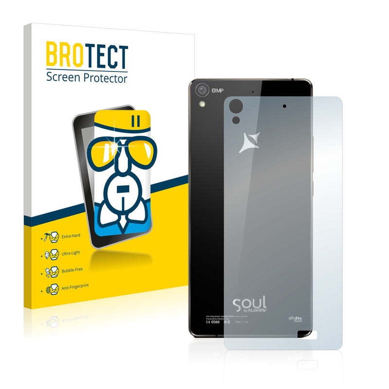 BROTECT AirGlass Glass Screen Protector for Allview X2 Soul Mini (Back)