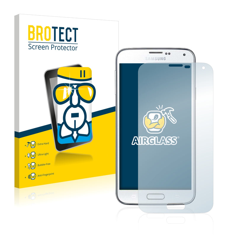 BROTECT AirGlass Glass Screen Protector for Samsung Galaxy S5 Plus