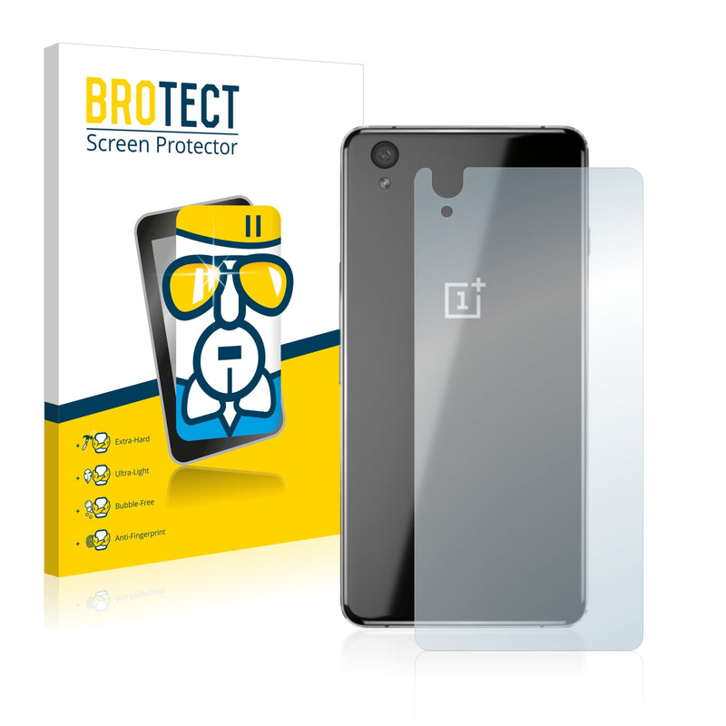 BROTECT AirGlass Glass Screen Protector for OnePlus X Onyx (Back)