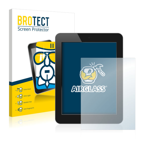BROTECT AirGlass Glass Screen Protector for Standard sizes with 10.1 inch Displays [223 mm x 126 mm, 16:9]