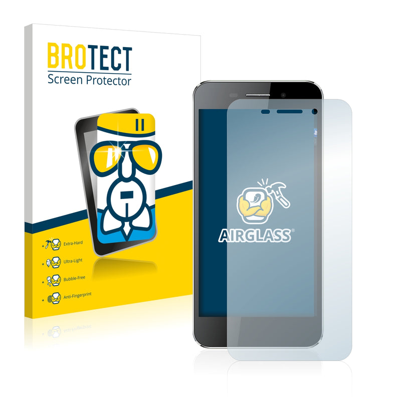 BROTECT AirGlass Glass Screen Protector for Yezz Andy 5.5M LTE VR