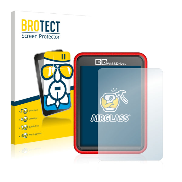 BROTECT AirGlass Glass Screen Protector for Go SwissDrive Evo (E-Bike Display)