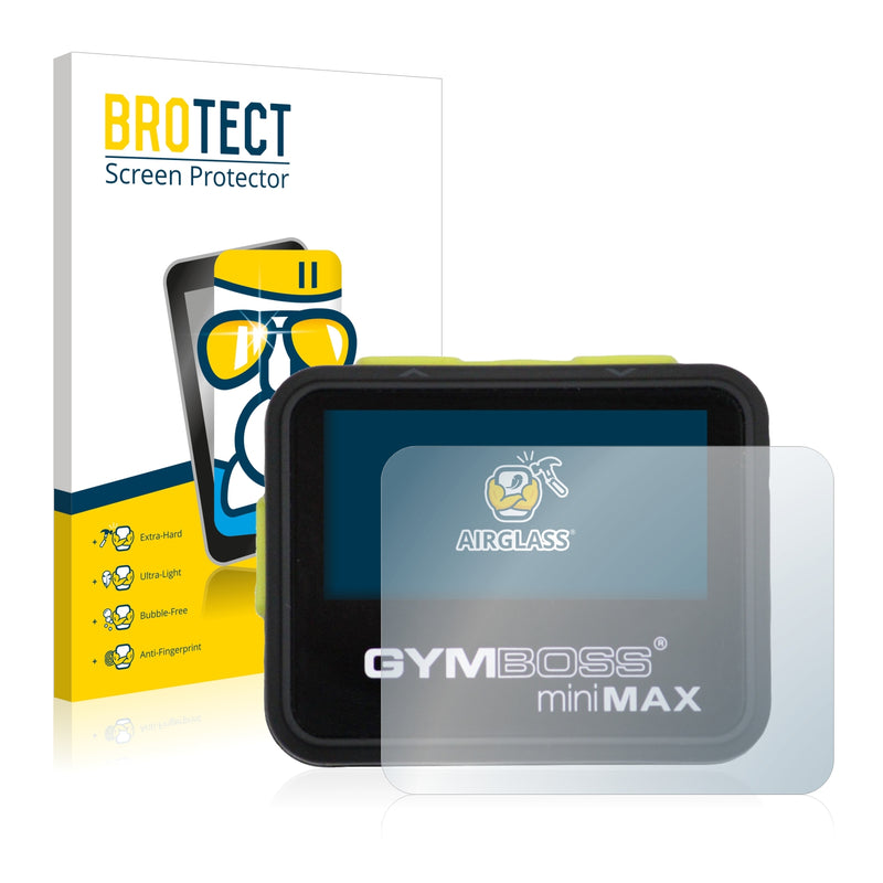 BROTECT AirGlass Glass Screen Protector for Gymboss Minimax