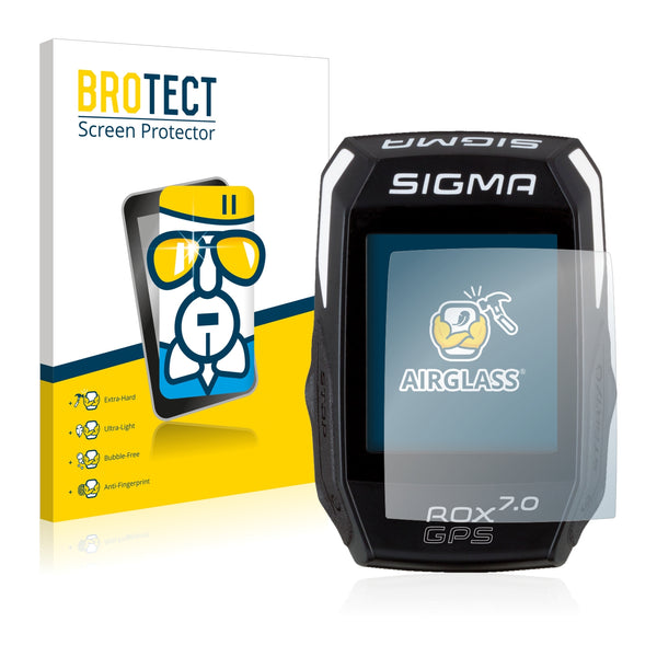 BROTECT AirGlass Glass Screen Protector for Sigma ROX GPS 7.0