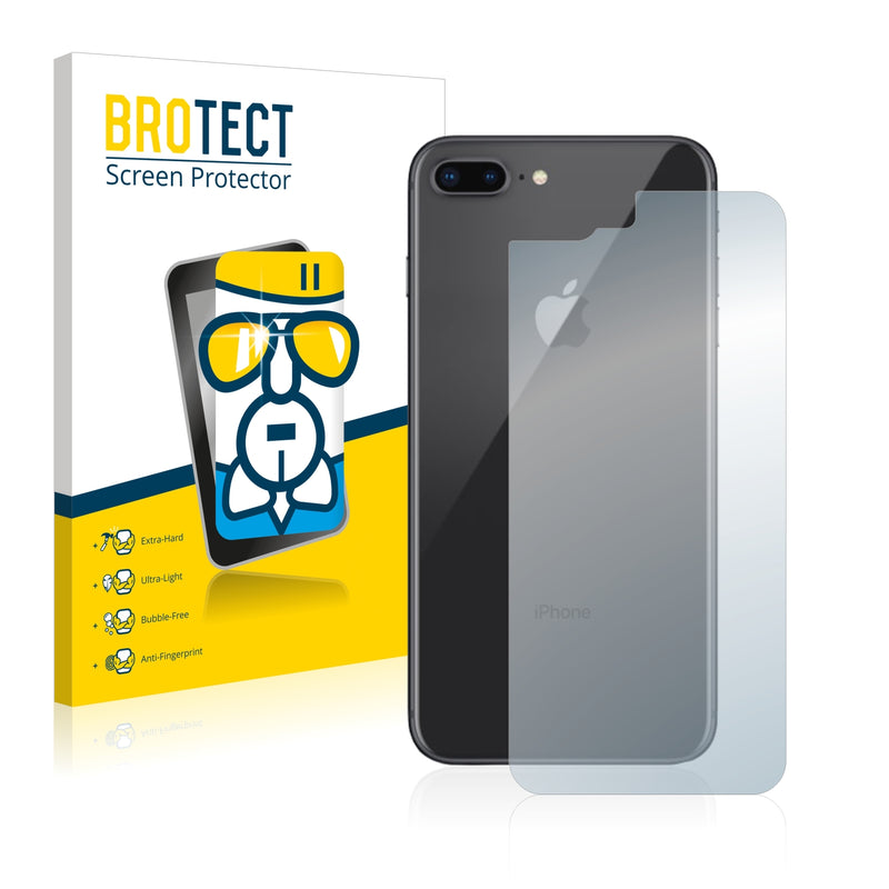 BROTECT AirGlass Glass Screen Protector for Apple iPhone 8 Plus (Back)
