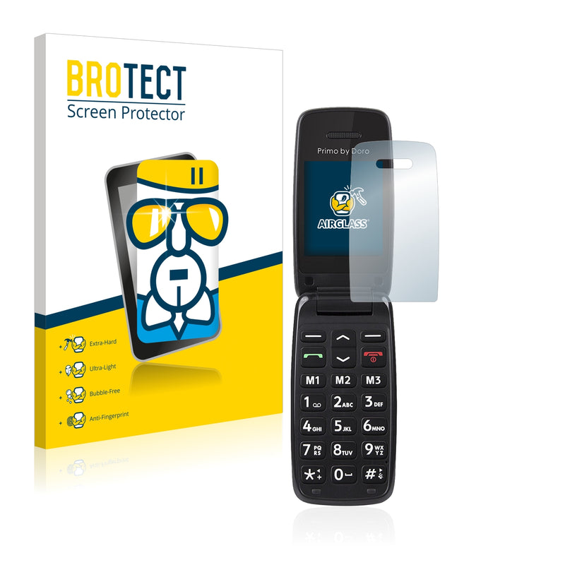 BROTECT AirGlass Glass Screen Protector for Doro Primo 401