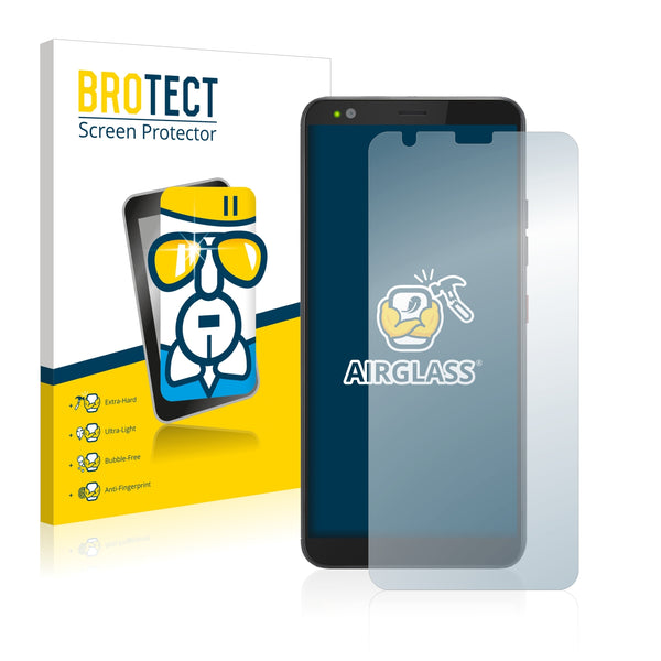 BROTECT AirGlass Glass Screen Protector for Gigaset GS370 Plus