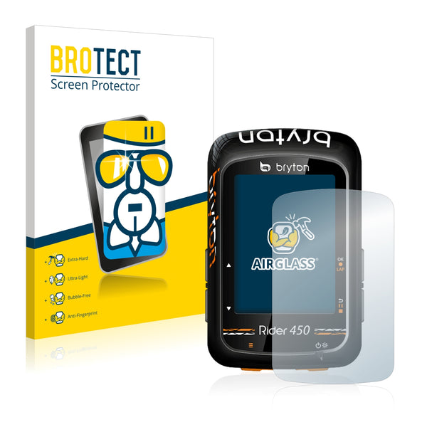 BROTECT AirGlass Glass Screen Protector for Bryton Rider 450