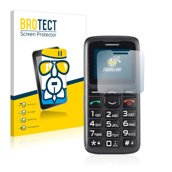 BROTECT AirGlass Glass Screen Protector for Simvalley Mobile XL-915 V3
