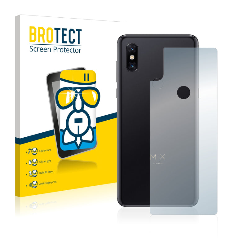 BROTECT AirGlass Glass Screen Protector for Xiaomi Mi Mix 3 (Back)