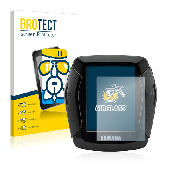 BROTECT AirGlass Glass Screen Protector for Yamaha LCD-C Display 2019 (E-Bike Display)