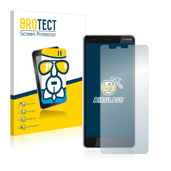 BROTECT AirGlass Glass Screen Protector for Nokia 3.1 A