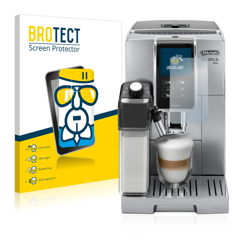 BROTECT AirGlass Glass Screen Protector for DeLonghi Dinamica Plus ECAM 370.95.S