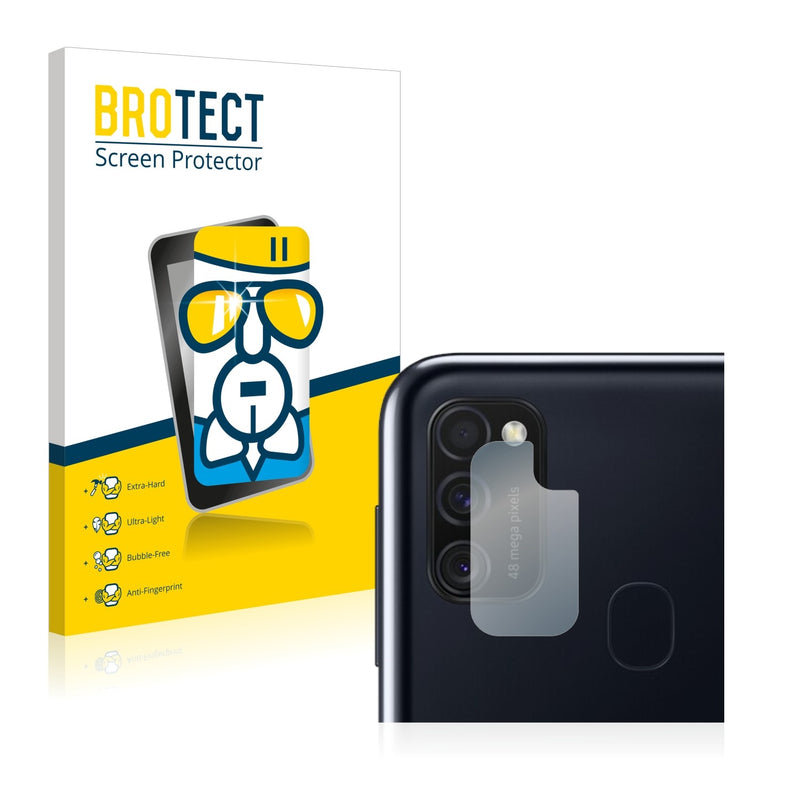 BROTECT AirGlass Glass Screen Protector for Samsung Galaxy M21 (Camera)