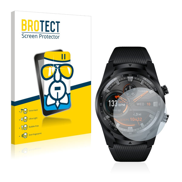 BROTECT AirGlass Glass Screen Protector for Mobvoi TicWatch Pro 4G/LTE