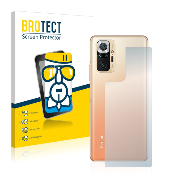 BROTECT AirGlass Glass Screen Protector for Xiaomi Redmi Note 10 Pro Max (Back)