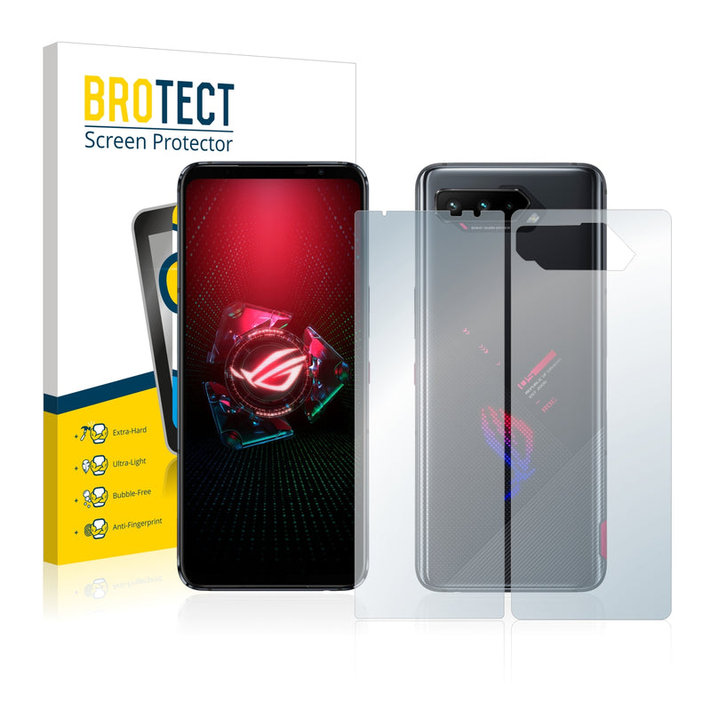 BROTECT AirGlass Glass Screen Protector for Asus ROG Phone 5 (Front + Back)