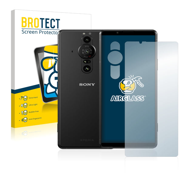 BROTECT AirGlass Glass Screen Protector for Sony Xperia Pro-I (Front + cam)