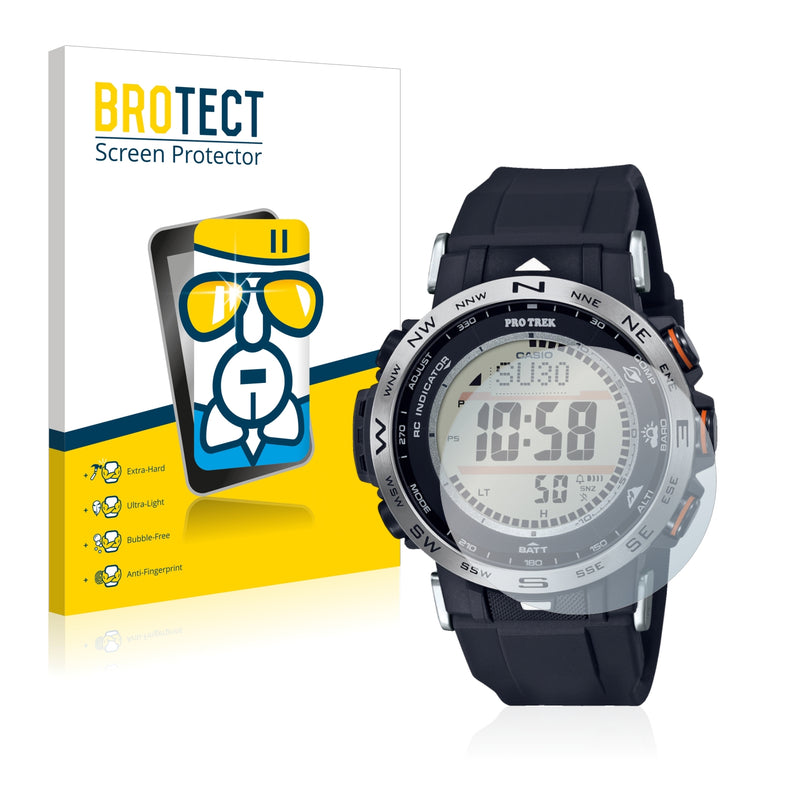 BROTECT AirGlass Glass Screen Protector for Casio Pro Trek PRW-30-1AER