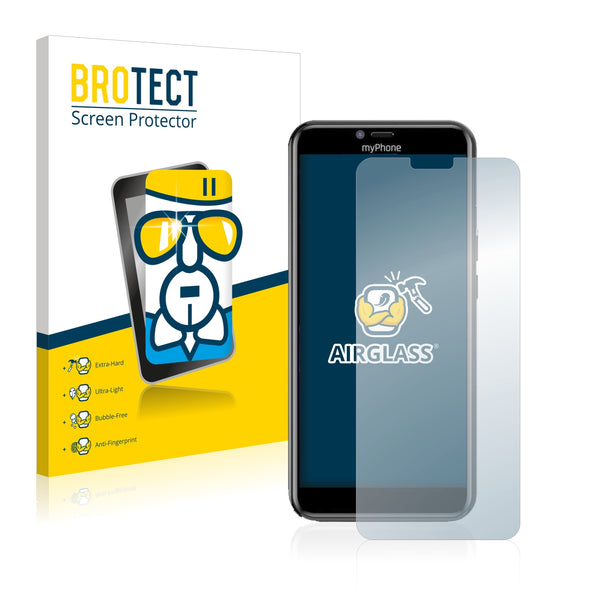 BROTECT AirGlass Glass Screen Protector for myPhone Prime 4 Lite