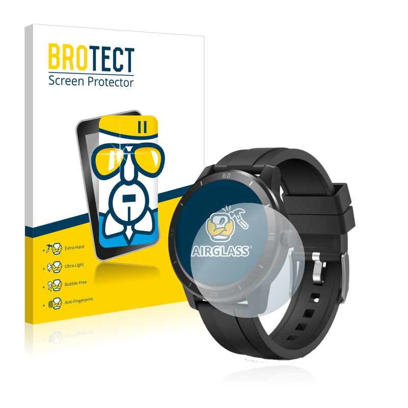 BROTECT AirGlass Glass Screen Protector for Hama Fit Watch 6900