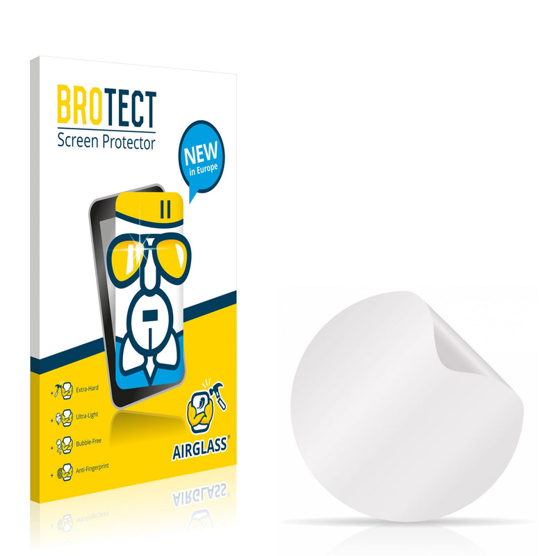 BROTECT AirGlass Glass Screen Protector for Circular Displays (Diameter: 26 mm)