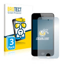 3x BROTECT AirGlass Glass Screen Protector for Apple iPod Touch (4th generation)