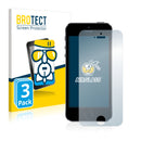 3x BROTECT AirGlass Glass Screen Protector for Apple iPhone 5S