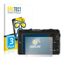 3x BROTECT AirGlass Glass Screen Protector for Sony Cyber-Shot DSC-HX60V
