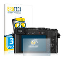 3x BROTECT AirGlass Glass Screen Protector for Panasonic Lumix DMC-LX100