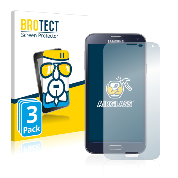 3x BROTECT AirGlass Glass Screen Protector for Samsung Galaxy S5 Neo