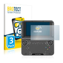 3x BROTECT AirGlass Glass Screen Protector for GPD XD