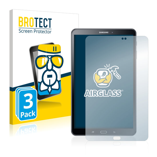 3x BROTECT AirGlass Glass Screen Protector for Samsung Galaxy Tab A 10.1 2016 SM-T585