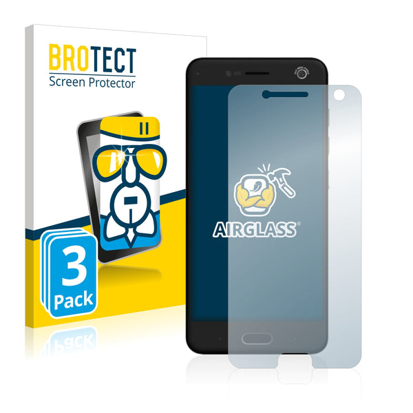 3x BROTECT AirGlass Glass Screen Protector for ZTE Blade V8