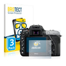 3x BROTECT AirGlass Glass Screen Protector for Nikon D7500