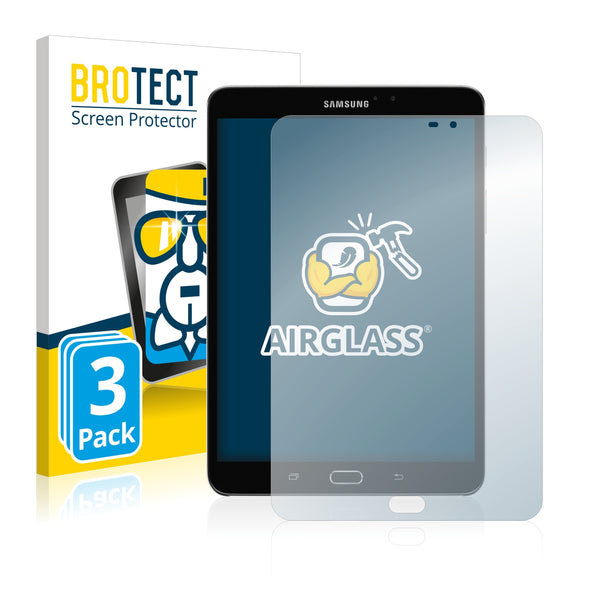 3x BROTECT AirGlass Glass Screen Protector for Samsung Galaxy Tab S2 8.0 (WiFi)