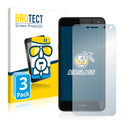 3x BROTECT AirGlass Glass Screen Protector for Huawei Y6 2017