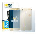 3x BROTECT AirGlass Glass Screen Protector for Huawei P8 Lite 2017 (Front + Back)