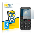 3x BROTECT AirGlass Glass Screen Protector for Doro 1370