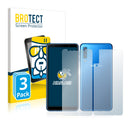 3x BROTECT AirGlass Glass Screen Protector for Samsung Galaxy A7 2018 (Front + Back)