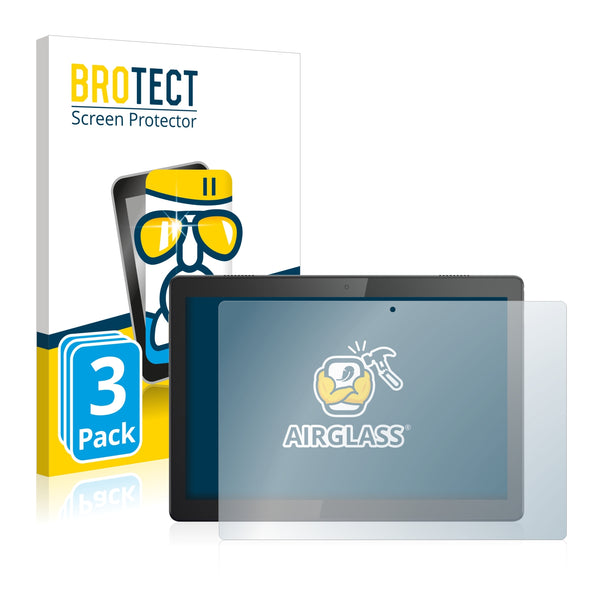 3x BROTECT AirGlass Glass Screen Protector for Lenovo Tab M10