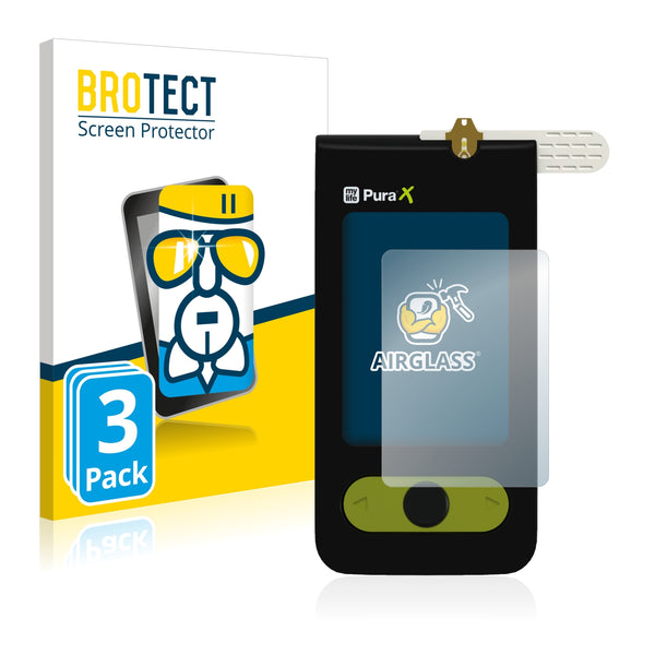 3x BROTECT AirGlass Glass Screen Protector for Mylife Pura X