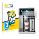 3x BROTECT AirGlass Glass Screen Protector for DeLonghi Primadonna Exclusive Esam 6900 M