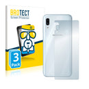 3x BROTECT AirGlass Glass Screen Protector for Samsung Galaxy A30 (Back)