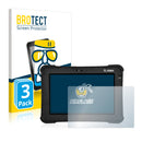 3x BROTECT AirGlass Glass Screen Protector for Zebra XSlate L10