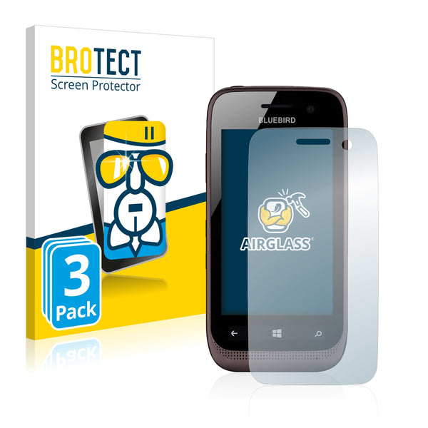 3x BROTECT AirGlass Glass Screen Protector for Bluebird EF401