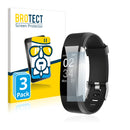 3x BROTECT AirGlass Glass Screen Protector for Hetp Fitness Tracker FT-130C